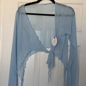 Sheer Blue Cardigan